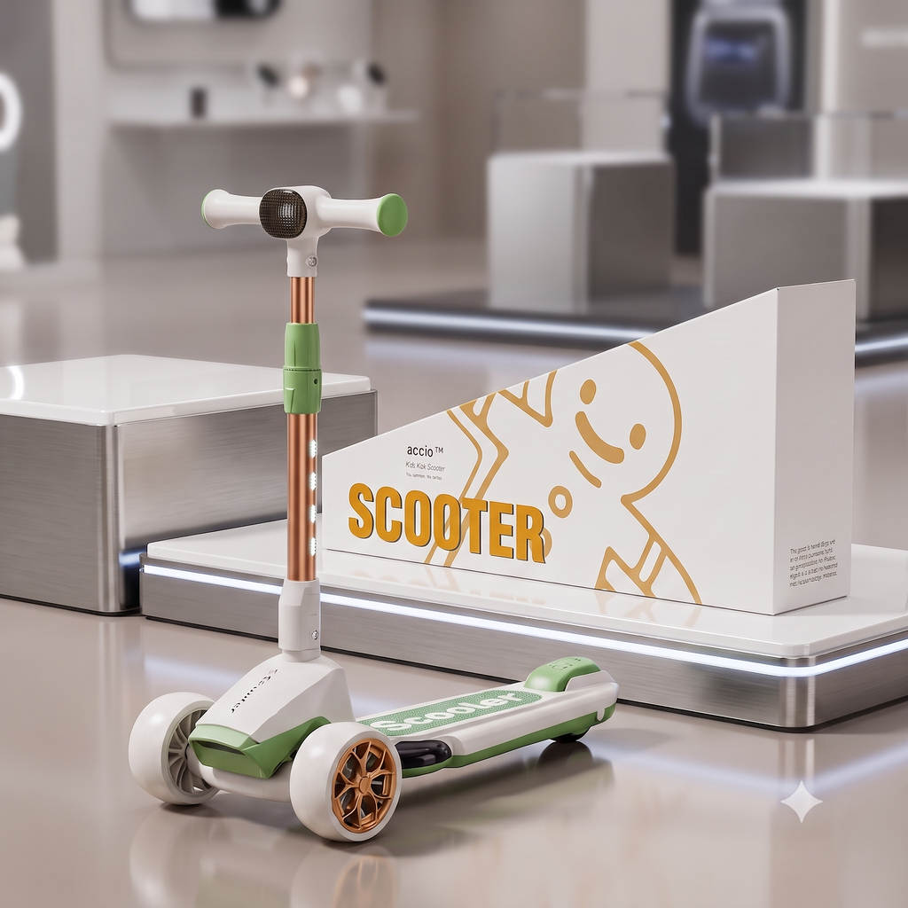 accio Kids Kick Scooter - Green