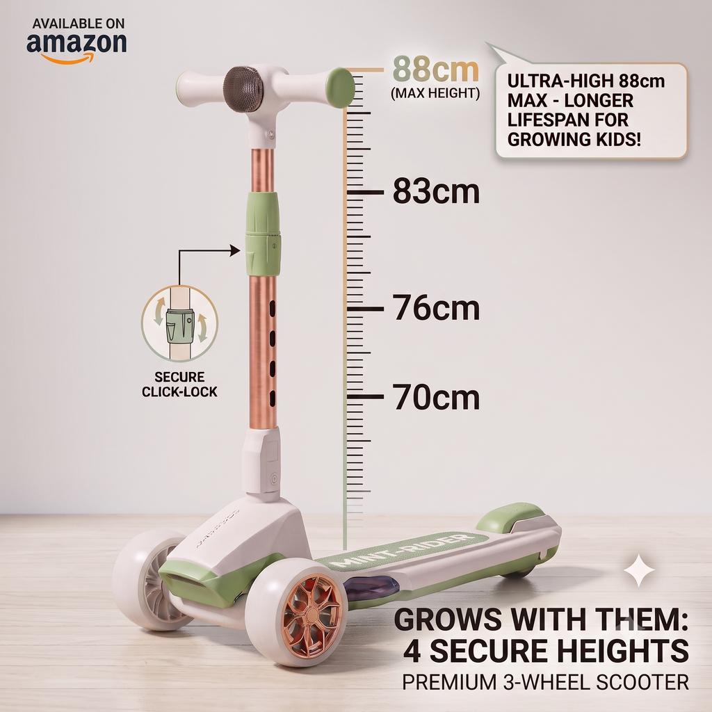 accio Kids Kick Scooter - Green