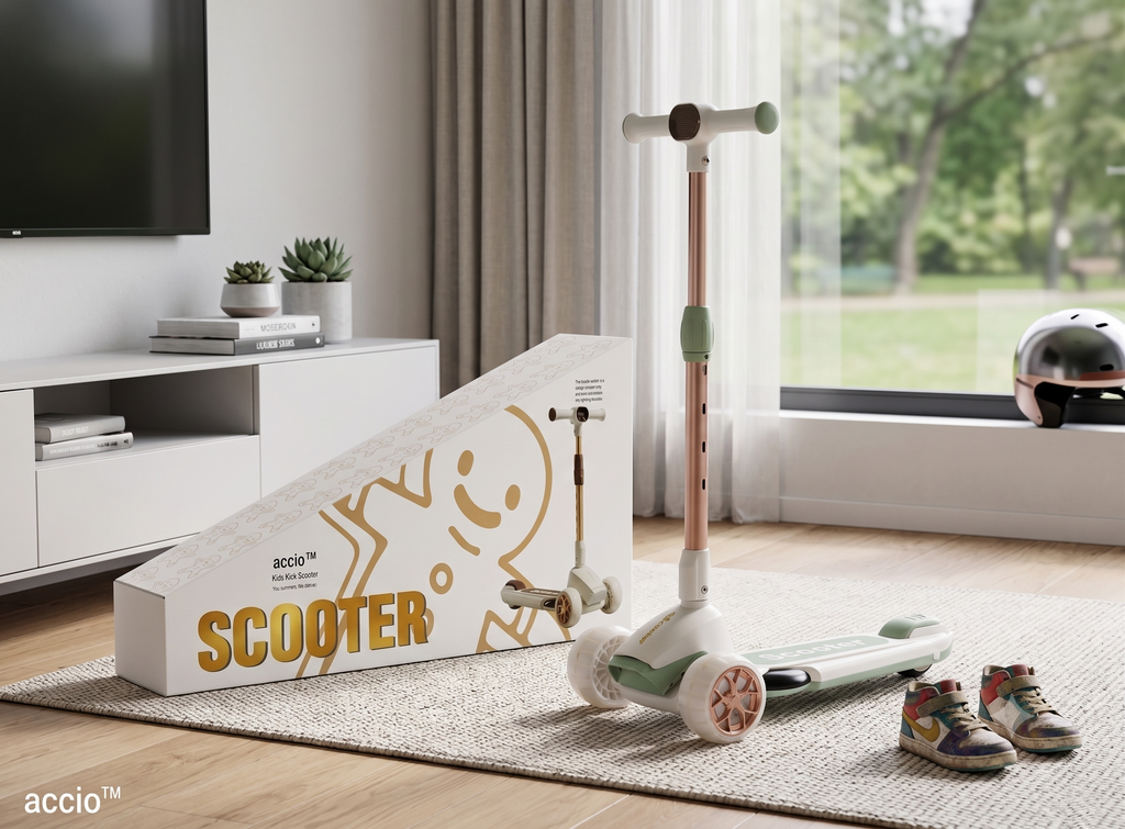 accio Kids Kick Scooter - Green