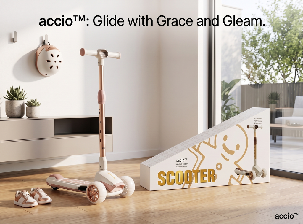 accio Kids Kick Scooter - Pink