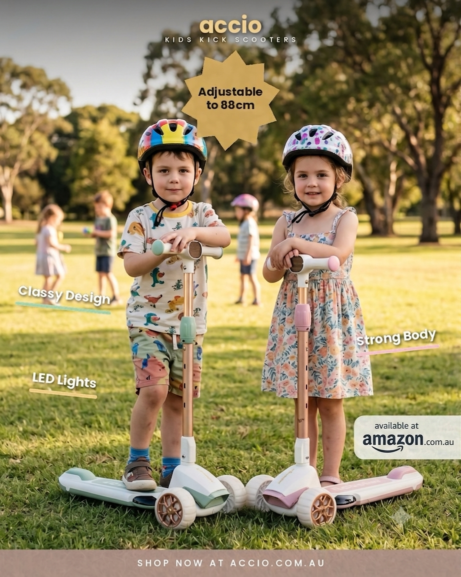 accio Kids Kick Scooter - Green